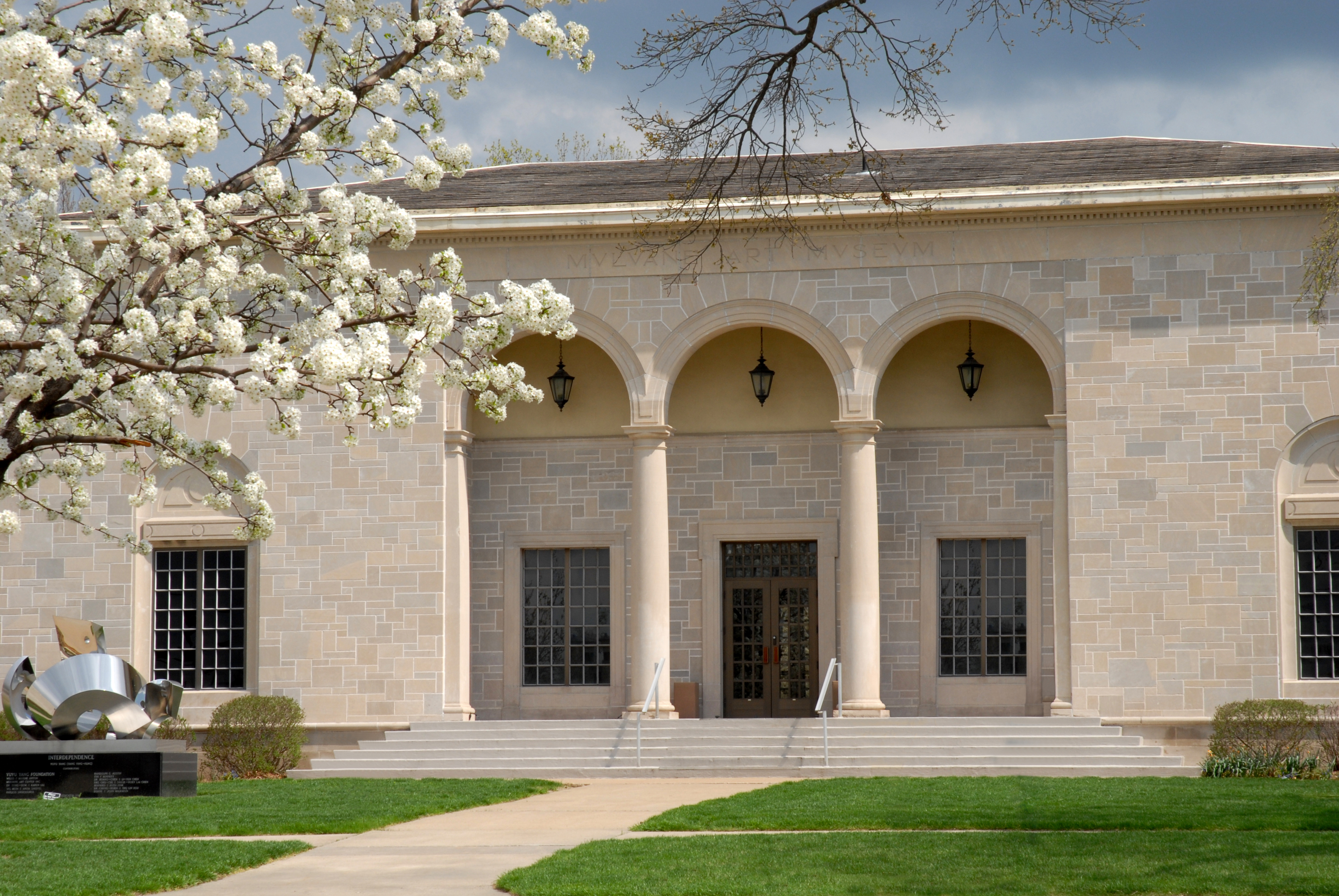 Exterior of Mulvane Art Museum