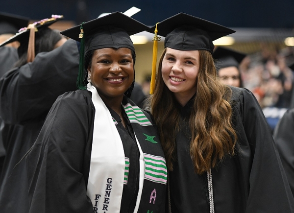 Students at Washburn Fall 2023 Commencement Ceremony