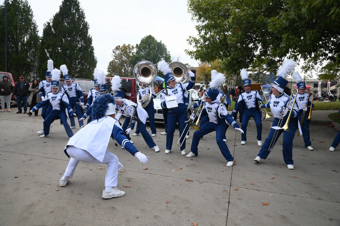 Washburn Marching Band Performs During Homecoming 2023