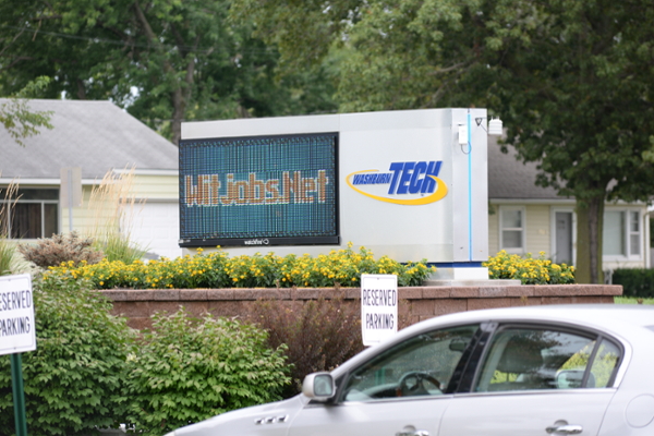 Washburn Tech Sign