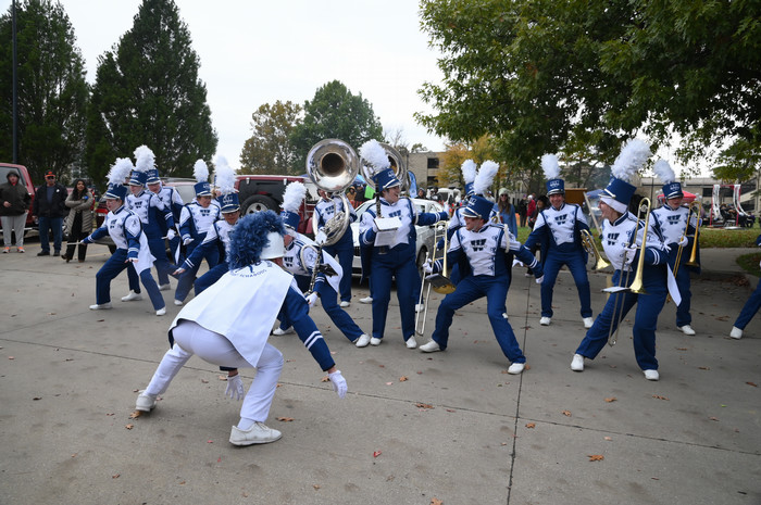 Washburn University Marching Band at Homecoming