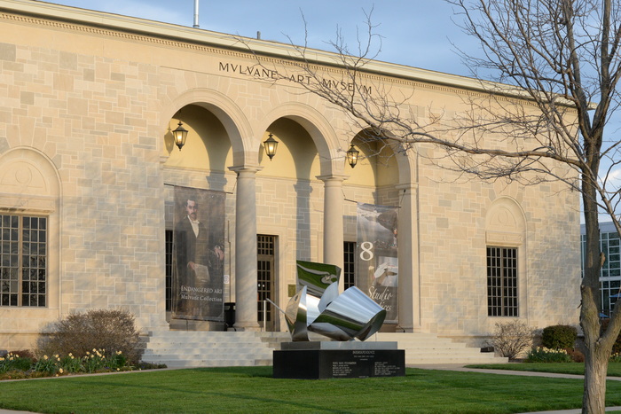 Front exterior of Mulvane Art Museum